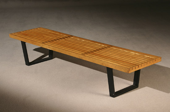 Appraisal: George Nelson Platform Bench Manufactured by Herman Miller Design Introduced