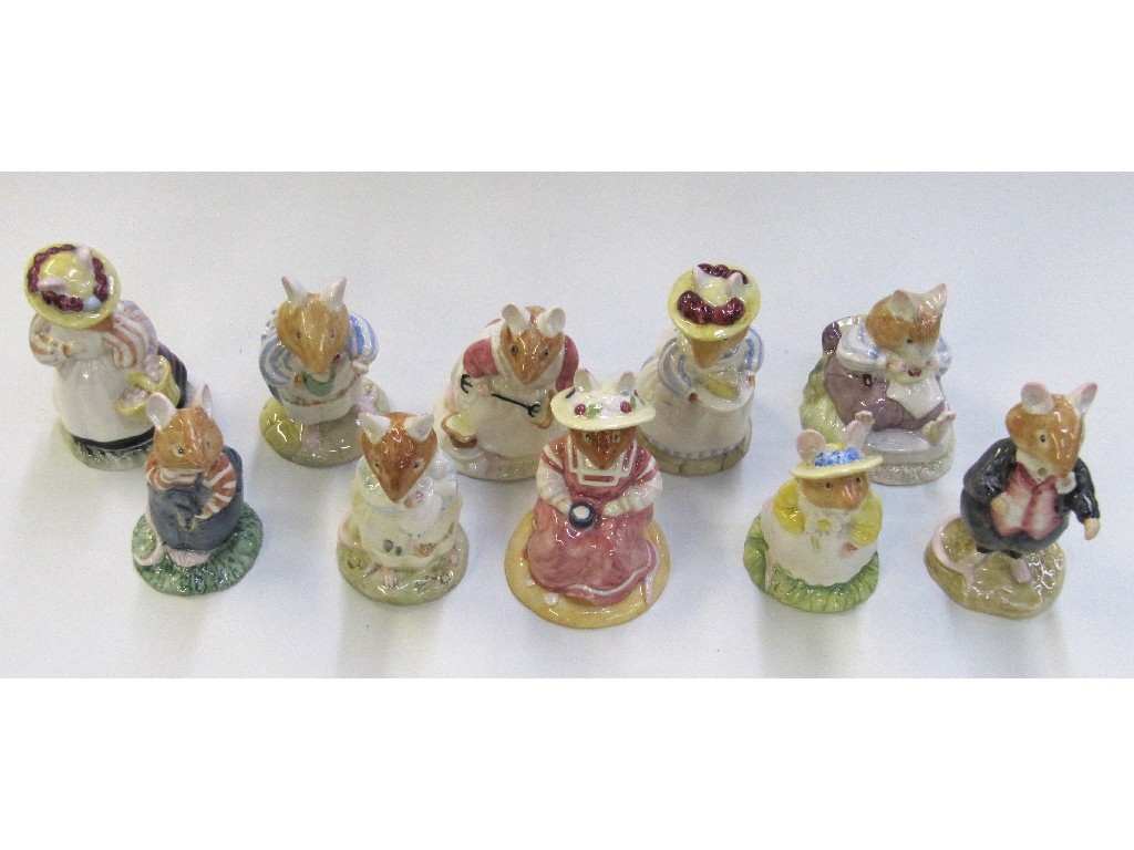 Appraisal: Thirteen Royal Doulton figures from the Brambly Hedge serious to