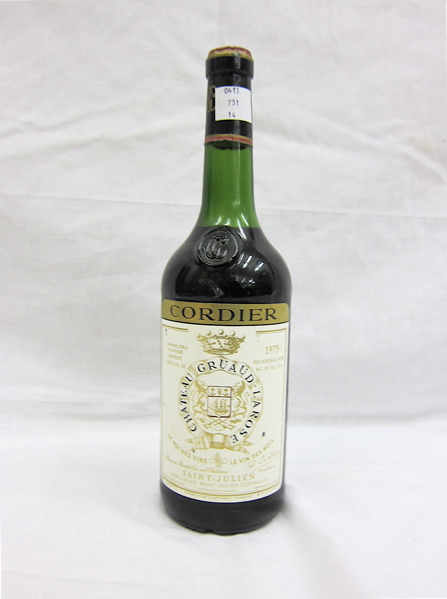 Appraisal: FOURTEEN BOTTLES VINTAGE FRENCH RED BORDEAUX Chateau Gruaud Larose Saint-Julien