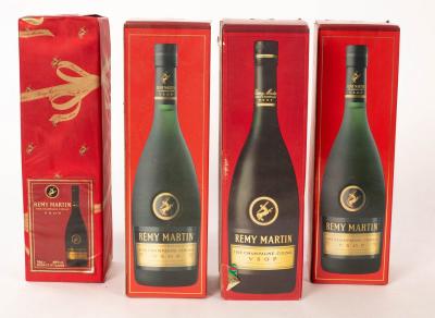 Appraisal: Cognac Remy Martin V S O P four boxed cl