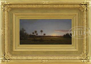 Appraisal: MARTIN JOHNSON HEADE American - FLORIDA PASTORAL Oil on canvas