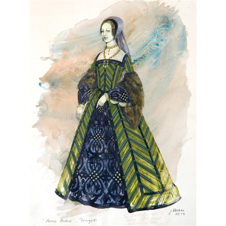 Appraisal: Jose Varona Argentinian b Costume Design for Beverly Sills as