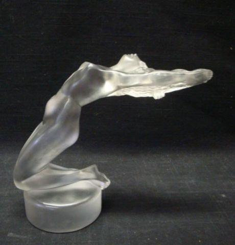 Appraisal: LALIQUE Nude Figure From a Queens NY estate Dimensions h