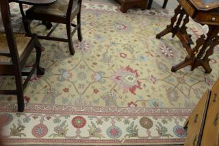 Appraisal: Flatweave Oriental carpet ' x ' Flatweave Oriental carpet '