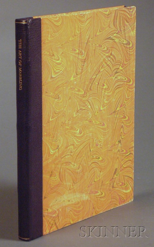 Appraisal: Marbled Papers Weisse Franz Wolfe Richard Signed Copy The Art