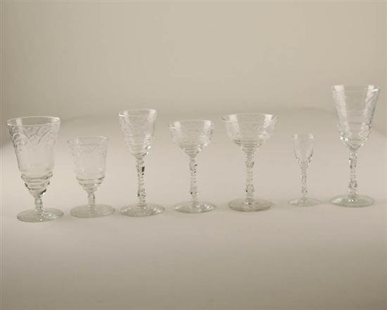 Appraisal: Ninety Four Pieces of Crystal Stemware in varying sizes all