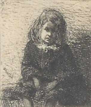 Appraisal: James Abbott McNeill Whistler American - Little Arthur from Twelve