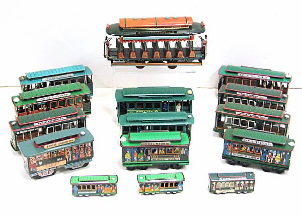 Appraisal: Large collection of Cable Cars A Streetcar several Hyde and