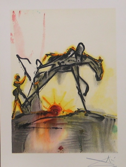 Appraisal: Salvador Dali Spanish - Le Cheval de Labeur lithograph signed