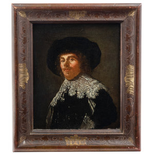 Appraisal: Manner of Frans Hals th th Century Portrait of a