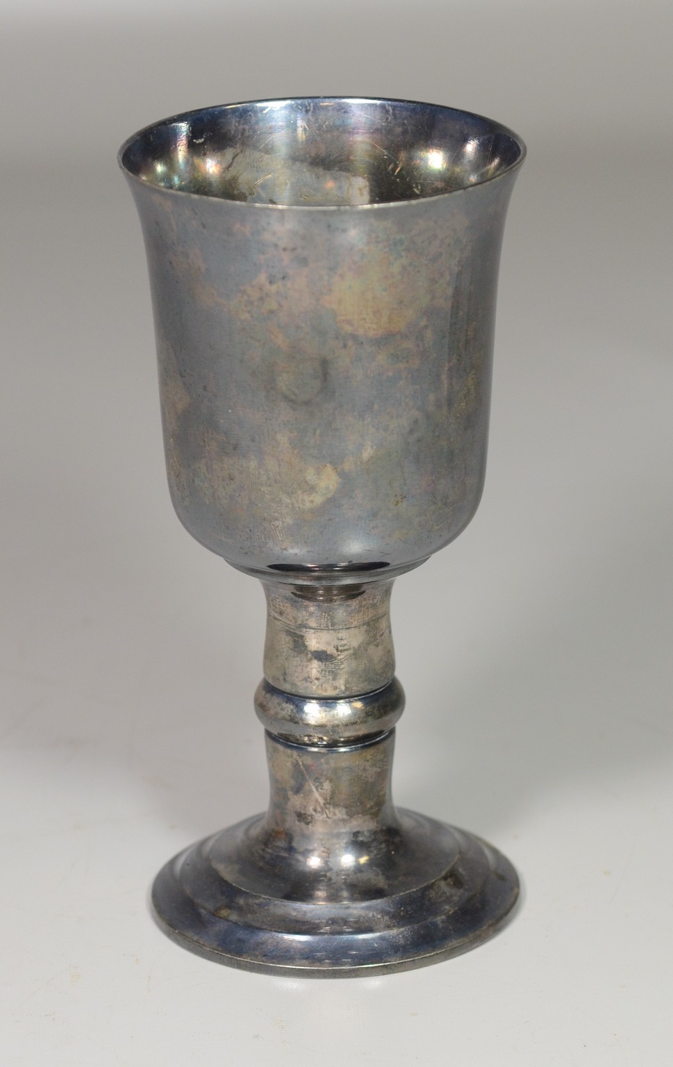 Appraisal: Coin silver chalice unmarked c Stevens Palins ME by A