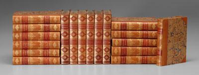 Appraisal: leather-bound books set of Sir Walter Scott Waverly Novels three-quarter