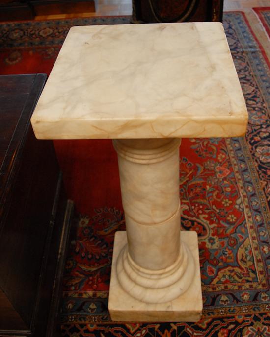 Appraisal: A Marble Pedestal in several sections having a square top