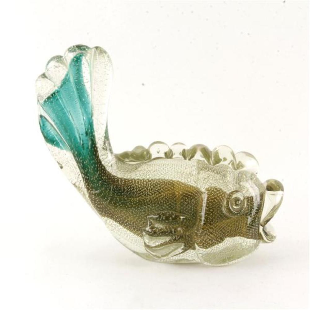 Appraisal: ARCHIMEDE SEGUSO MURANO VETRI D'ARTE MONUMENTAL MURANO ART GLASS GREEN