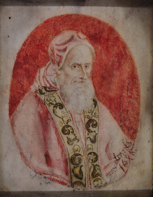 Appraisal: ITALIAN SCHOOL'Pope Julius II' indistinctly signed and dated colour washes