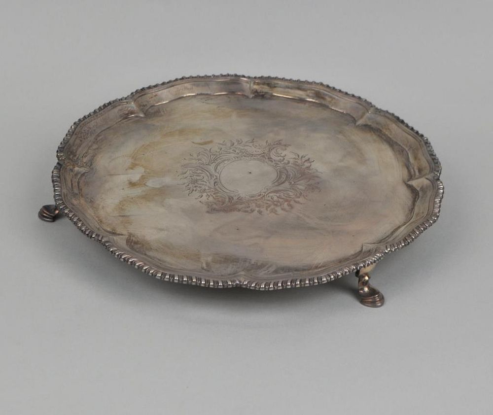 Appraisal: London Sterling Salver th C marked for Richard Rugg I