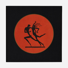 Appraisal: William Hunt Diederich DANCERS IN THE MOONLIGHT paper collage paper