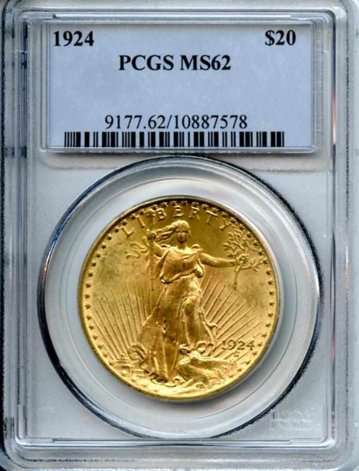 Appraisal: MS PCGS Pronounced green-gold luster is seen on each side