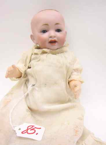 Appraisal: J D KESTNER BISQUE SOCKET HEAD CHARACTER BABY NO having