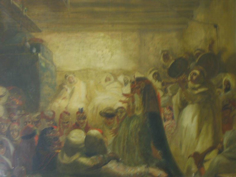 Appraisal: ALBERT BESNARD FRENCH - LES OULED NAILS oil on canvas