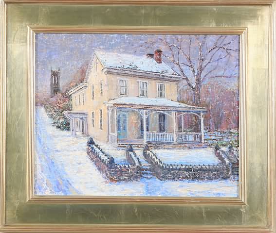 Appraisal: Walter Baum Family Home- Sellersville PA oil on canvas x