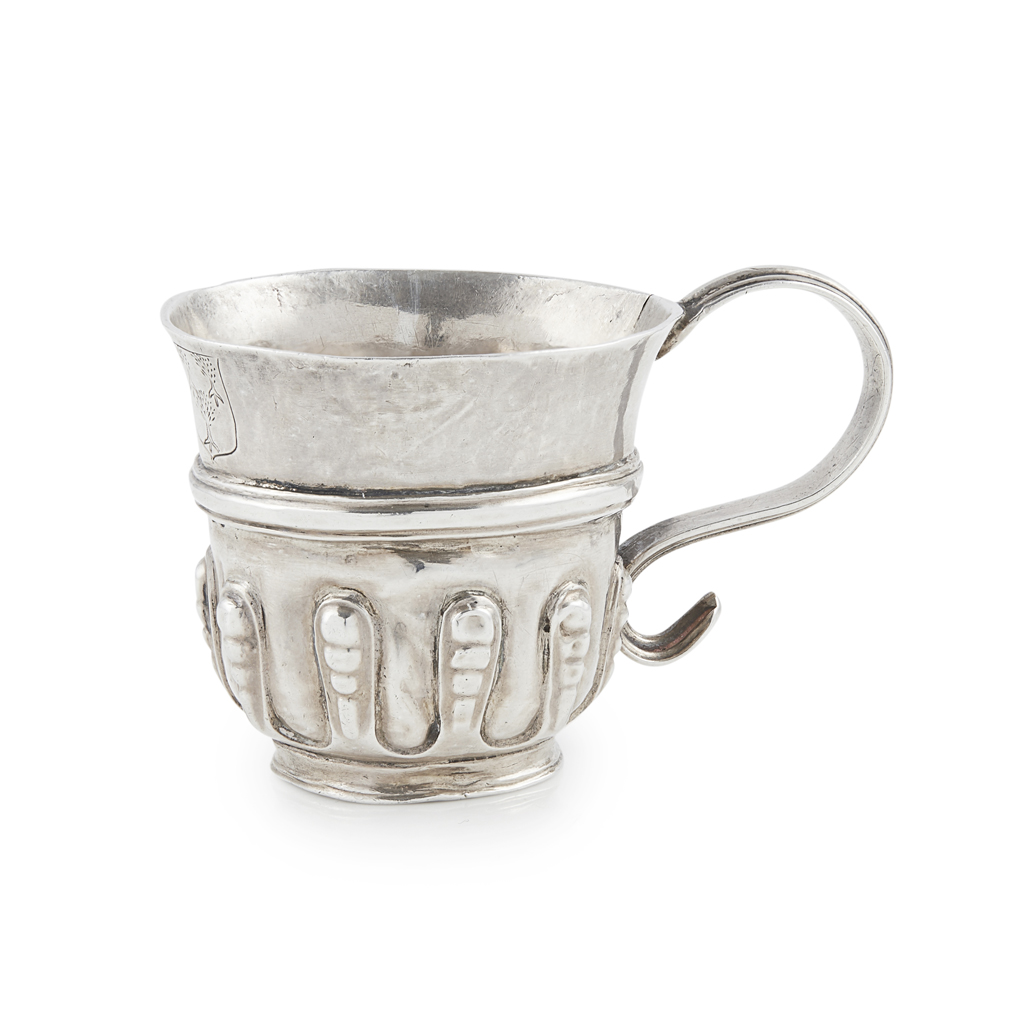 Appraisal: AN EARLY TH CENTURY THISTLE TOT CUP JOHN SEATON maker's