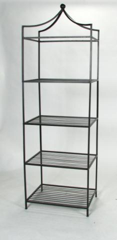 Appraisal: Modern wrought iron baker's rack