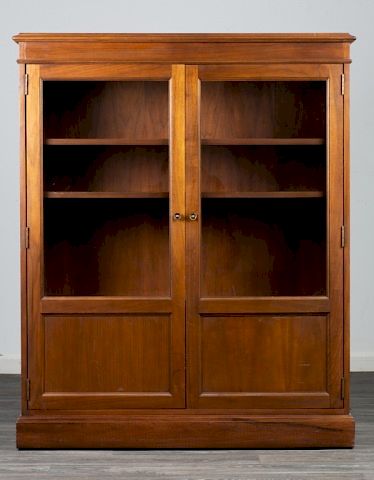 Appraisal: Mahogany Glass Font Bookcase The HON Company Mahogany bookcase having