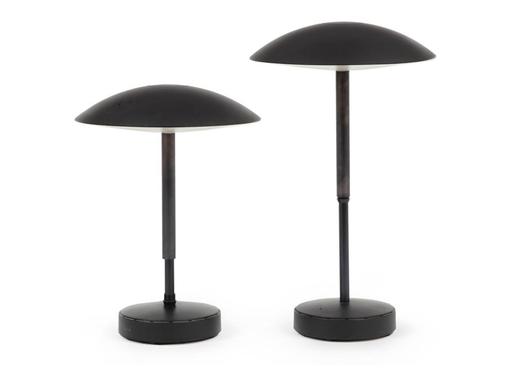 Appraisal: Pair of John Rizzi Brooks Rorke for Knoll Telescopic Table