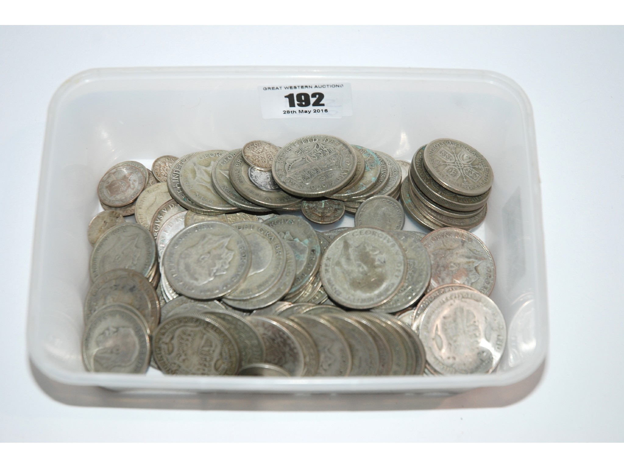 Appraisal: A collection of Great Britain pre- silver coinage approx face