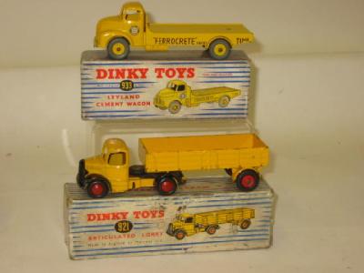 Appraisal: Leyland Cement Wagon Articulated Lorry boxes F F-G