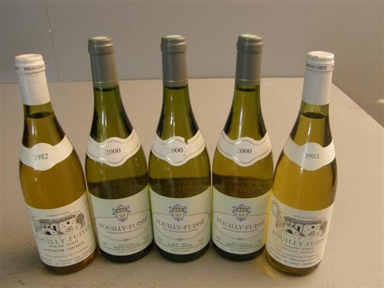 Appraisal: Pouilly-Fuisse Domaine Robert and bottles bottles five bottles