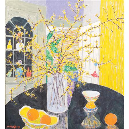 Appraisal: Michael O'Shaughnessy American th Century Forsythia Estimate nbsp nbsp nbsp