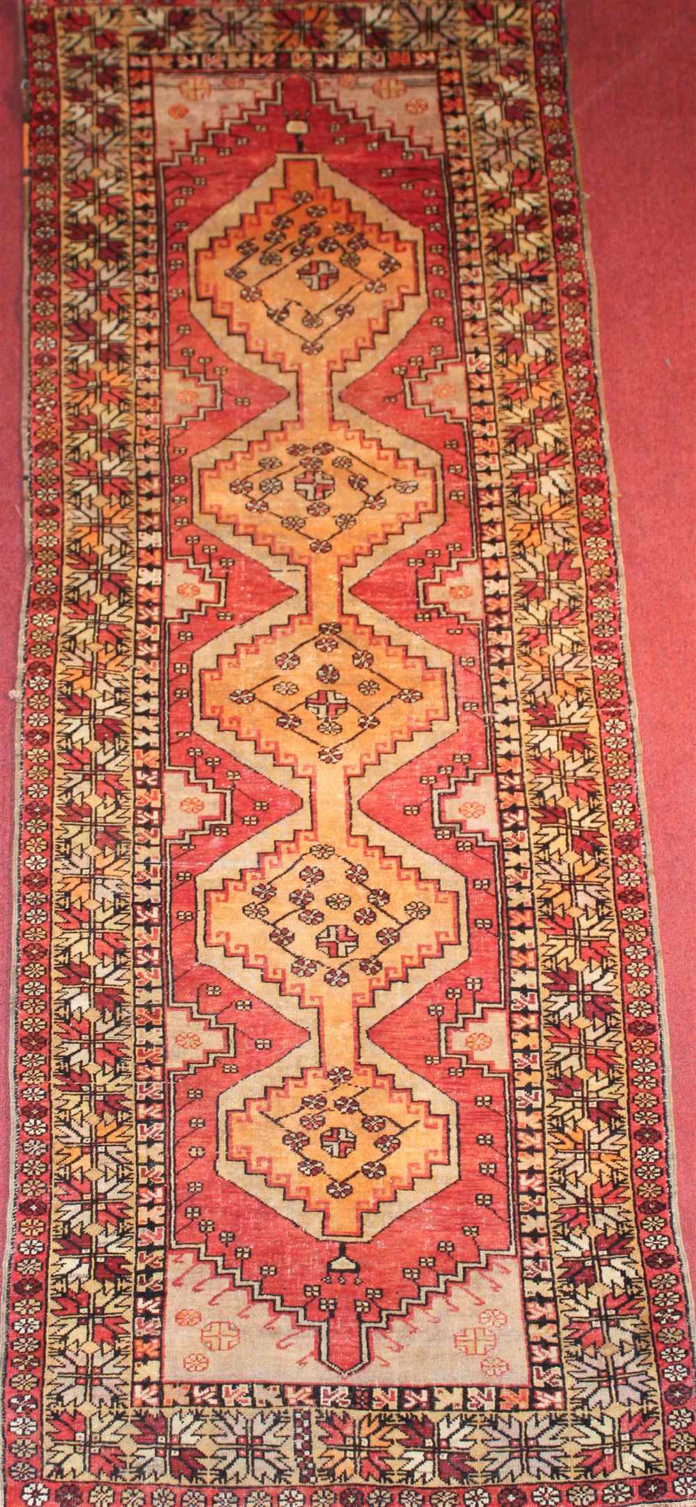 Appraisal: OUSHAK RUG approx ' '' x ' '' retail tag