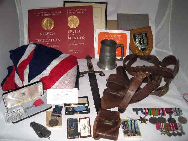 Appraisal: A Collection of Medals and Personal Effects belonging to Observer