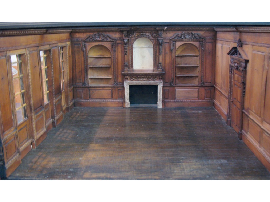 Appraisal: A STUDY OF A GEORGE II INTERIOR fitted with a