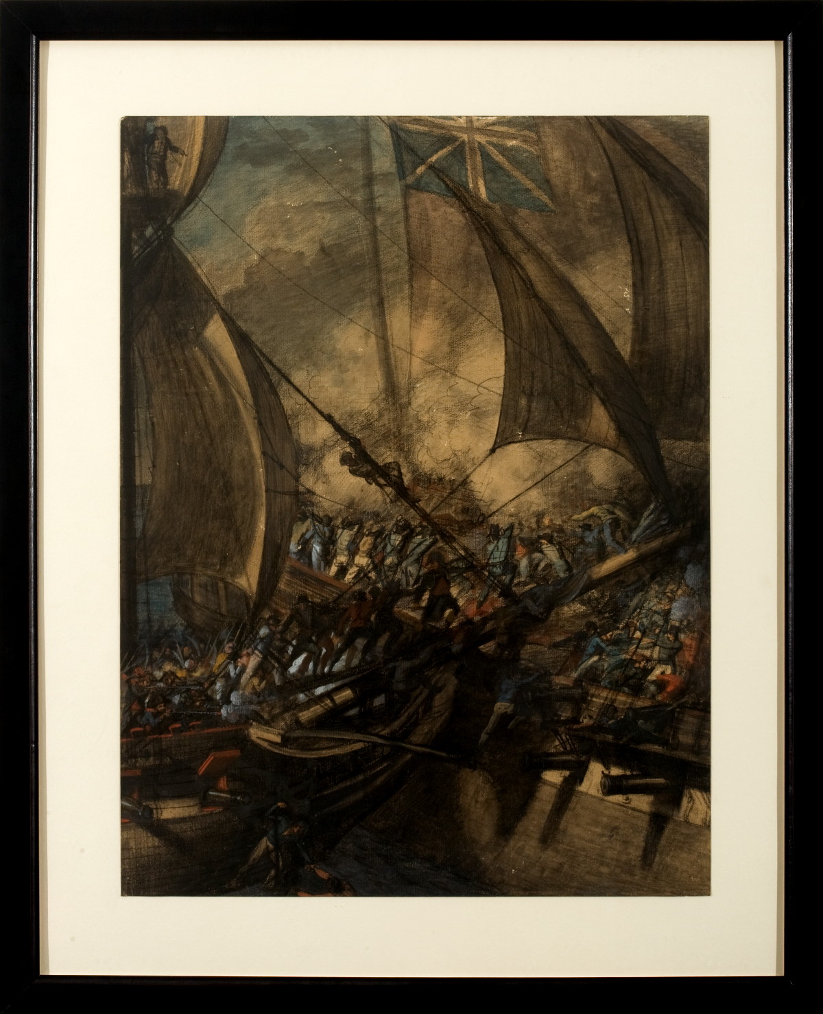 Appraisal: LOUIS-PHILIPPE CREPIN FRENCH - ENGAGEMENT OF THE BAYONNAISE AND AMBUSCADE