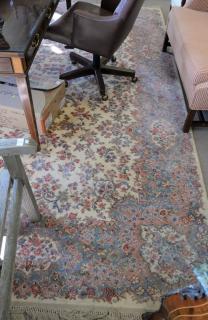 Appraisal: Karastan wool Oriental style carpet small stains ' x '