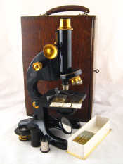 Appraisal: A laboratory microscope model by Beck Ltd London in black