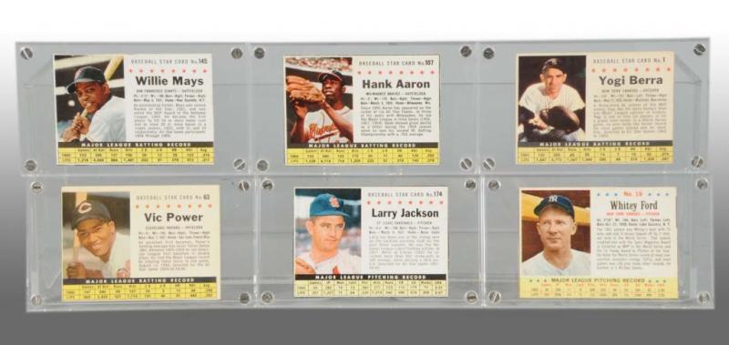 Appraisal: Lot of Post Cereal Baseball Cards Description Includes several hall-of-famers