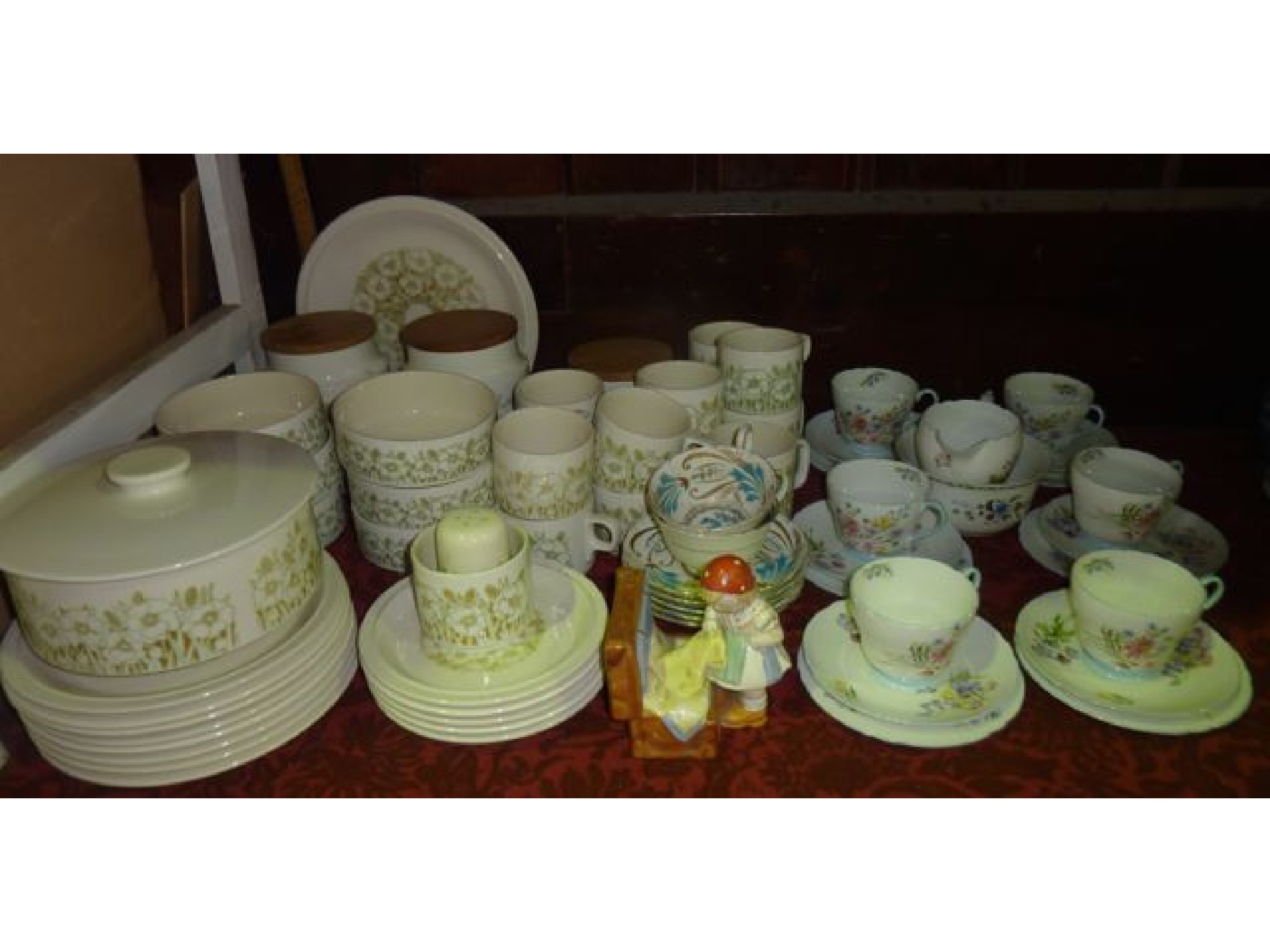 Appraisal: A quantity of Hornsea Pottery wares including storage jars and