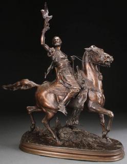 Appraisal: FALCONER BRONZE CIRCA After PIERRE JULES MENE French - Falconer