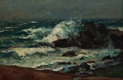 Appraisal: Giovanni Martino American - Hurricane Carol Oil on thick board