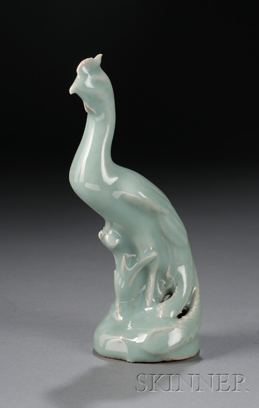 Appraisal: Stoneware Figure of a Phoenix China Sung to Yuan period