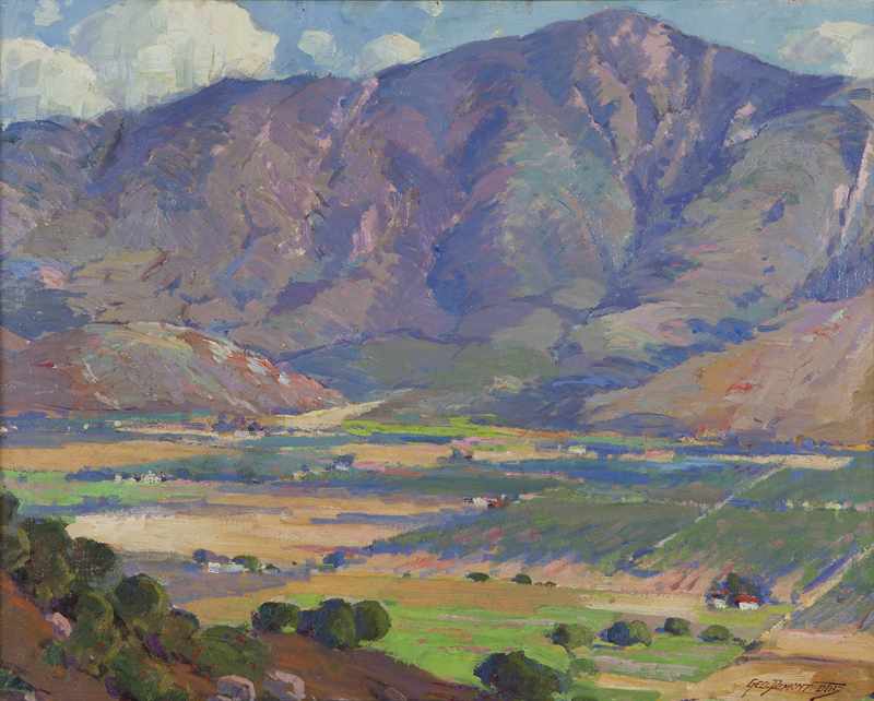 Appraisal: 'Mine Eyes Beheld the Glory Ojai Valley from Sulphur Mt''