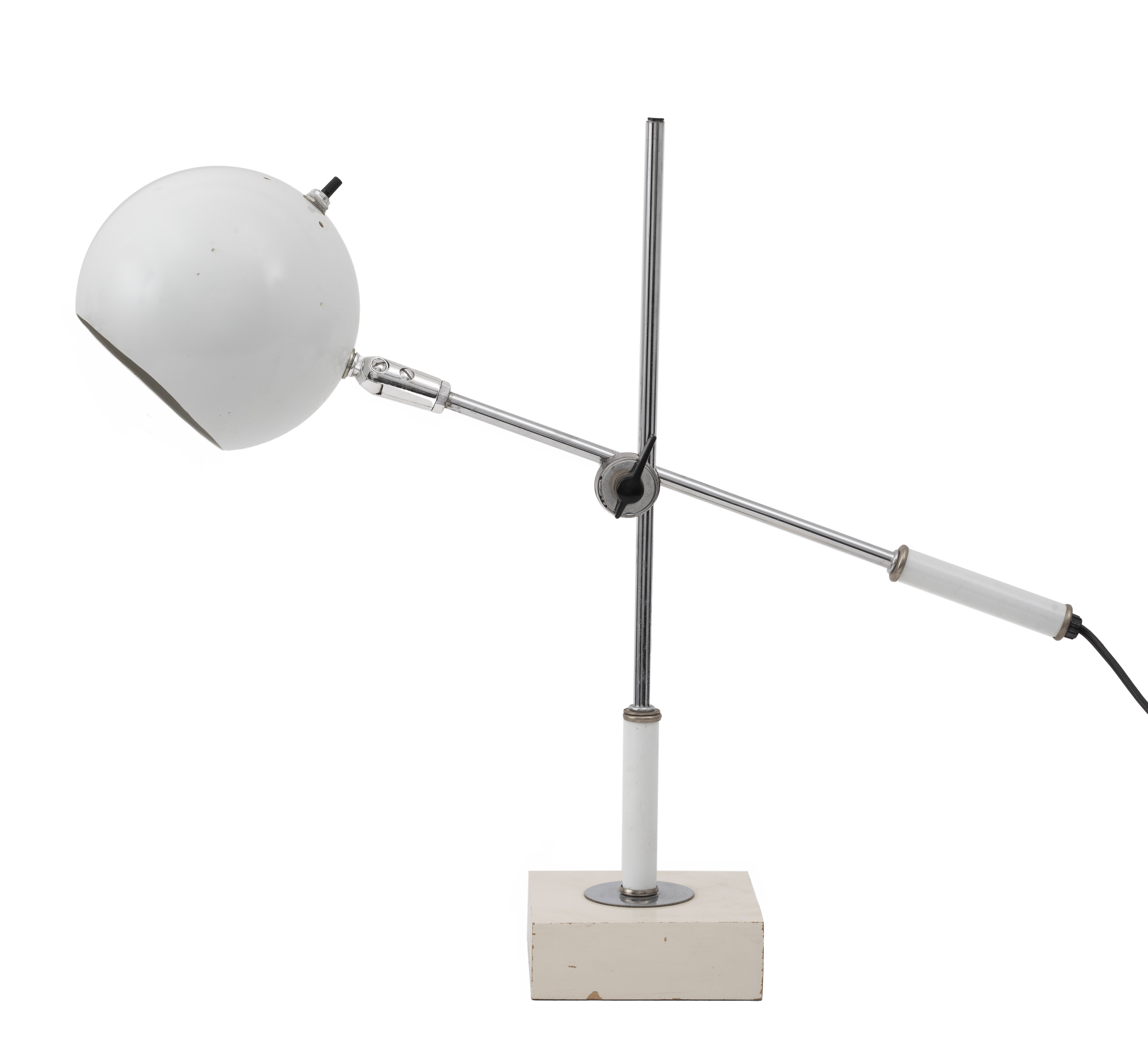 Appraisal: SONNEMAN MID-CENTURY MODERN DESK LAMP Robert Sonneman Mid-century modern articulated