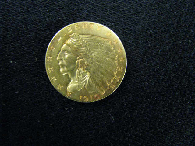 Appraisal: U S Indian Head Gold Coin A U