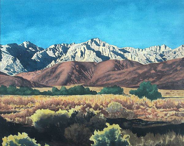 Appraisal: Joseph Emil Morhardt - High Desert signed 'J E Morhardt'