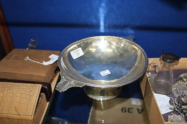 Appraisal: A 'S SILVER FOOTED BOWL with marks of London cm