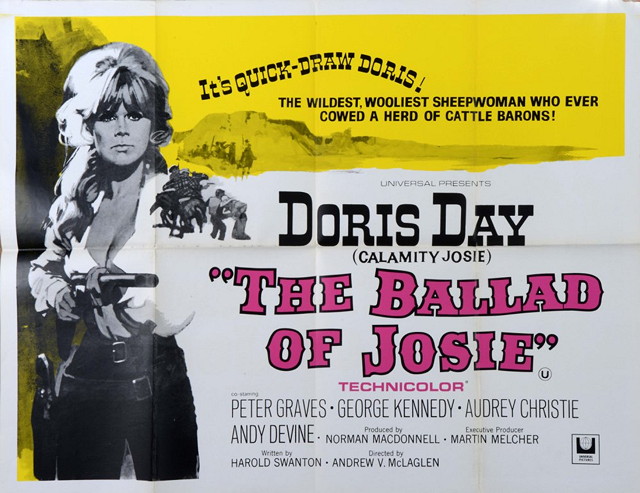 Appraisal: THE BALLAD OF JOSIE Universal comedy starring Doris Day British